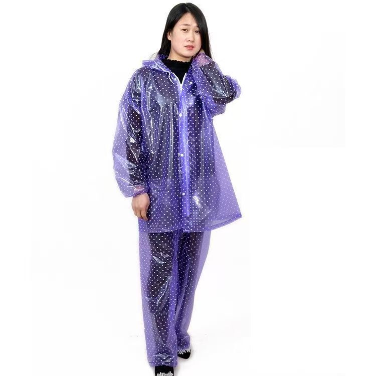 Raincoat for Working Farmers, Two-Piece Waterproof Durable Raincoat Cycling Suit, Unisex Long Full-Body Rainstorm Protection for Adults