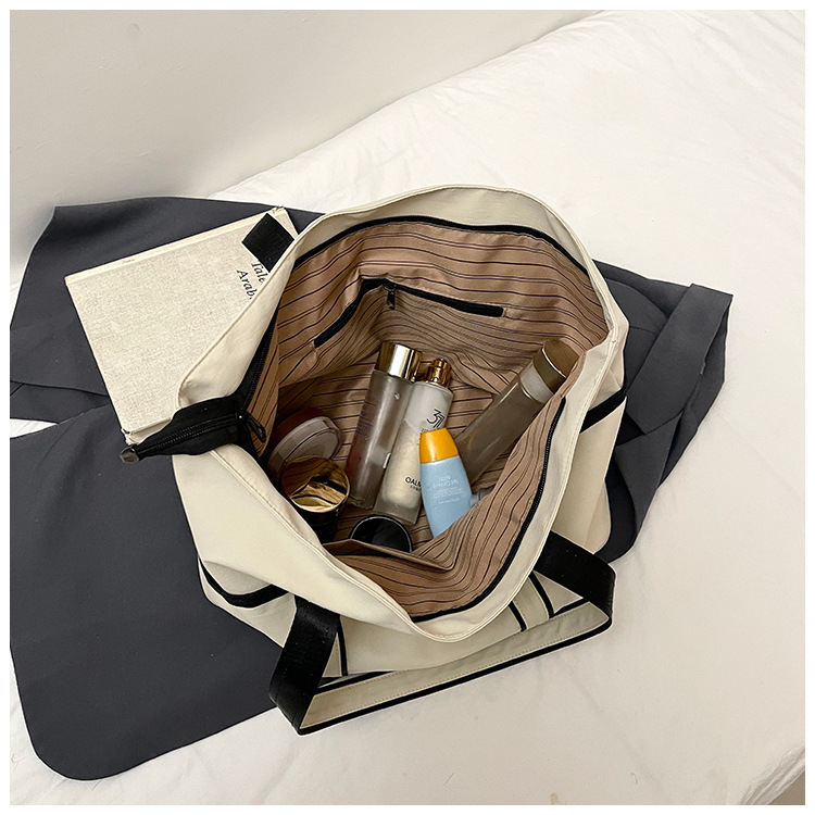 Nuevo bolso Tote para mujer simple y ligero yoga deporte y ocio bolso lulu bolso de hombro de gran capacidad transfronterizo