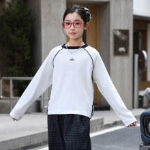 初中女童打底衫中大童大码宽松高弹棉长袖T恤学生装内搭外穿休闲