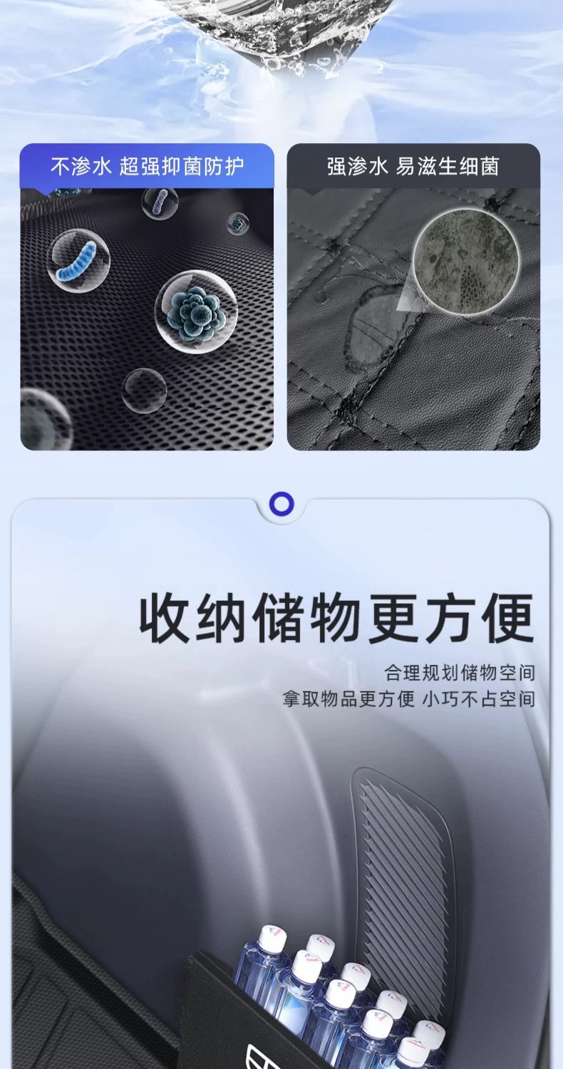 For Geely Star Wish Trunk Mat TPE Encloses 25 24 Tail Mat Interior Decoration Thickening Accessories