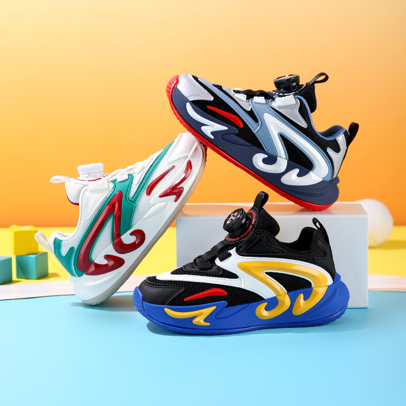 Zapatos para niños 2025 primavera nuevos zapatos de descanso antideslizantes para niños grandes y medianos