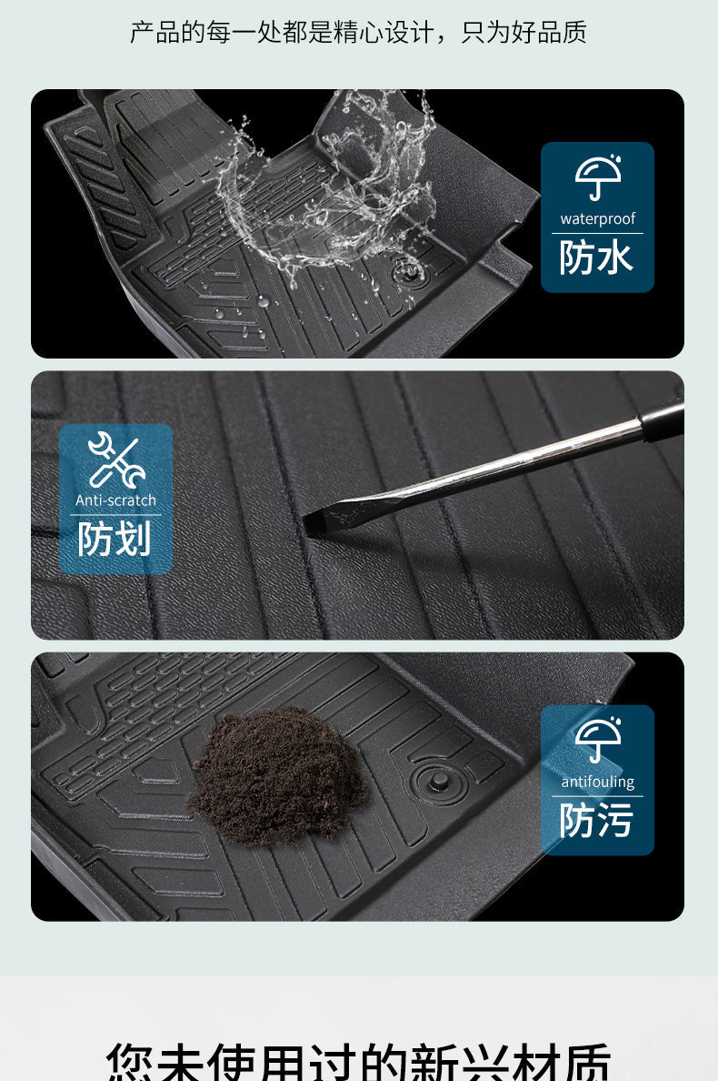 Suitable for Beijing Hyundai Langdo tpe car mats 12-24 Langdo five-seat dirt-resistant thickened car full enclosure