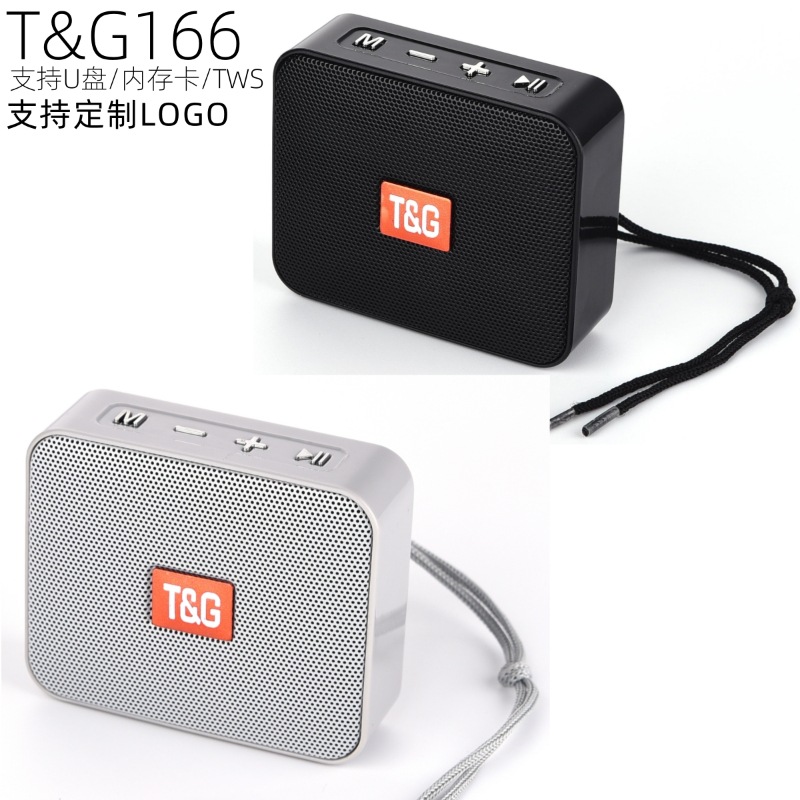새로운 국경 간 TG166 미니 무선 블루투스 스피커 크리 에이 티브 스퀘어 새로운 대외 무역 선물 휴대용 오디오