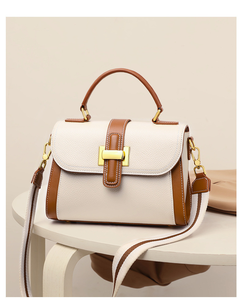 Borsa a mano da donna in vera pelle elegante e versatile_voghion.com