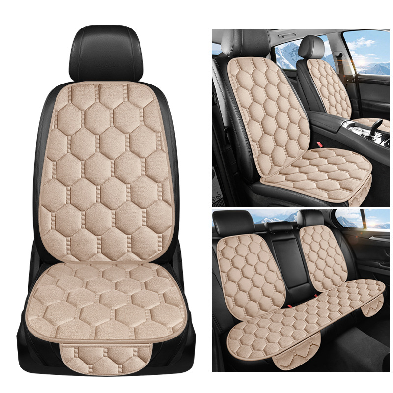 Winter Short Plush Car Seat Cushion Universal Seat Cushion Cross-Border E-Commerce Hot-Selling Single-Piece Seat Cushion Full Car Seat Cover Five Seats