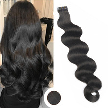 Tape In Human Hair Extensions Body Wave Wig 20pcs Ƭ