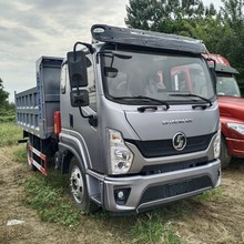 出口陕汽德龙7立法自卸车 170马力渣土运输车 后翻自卸车