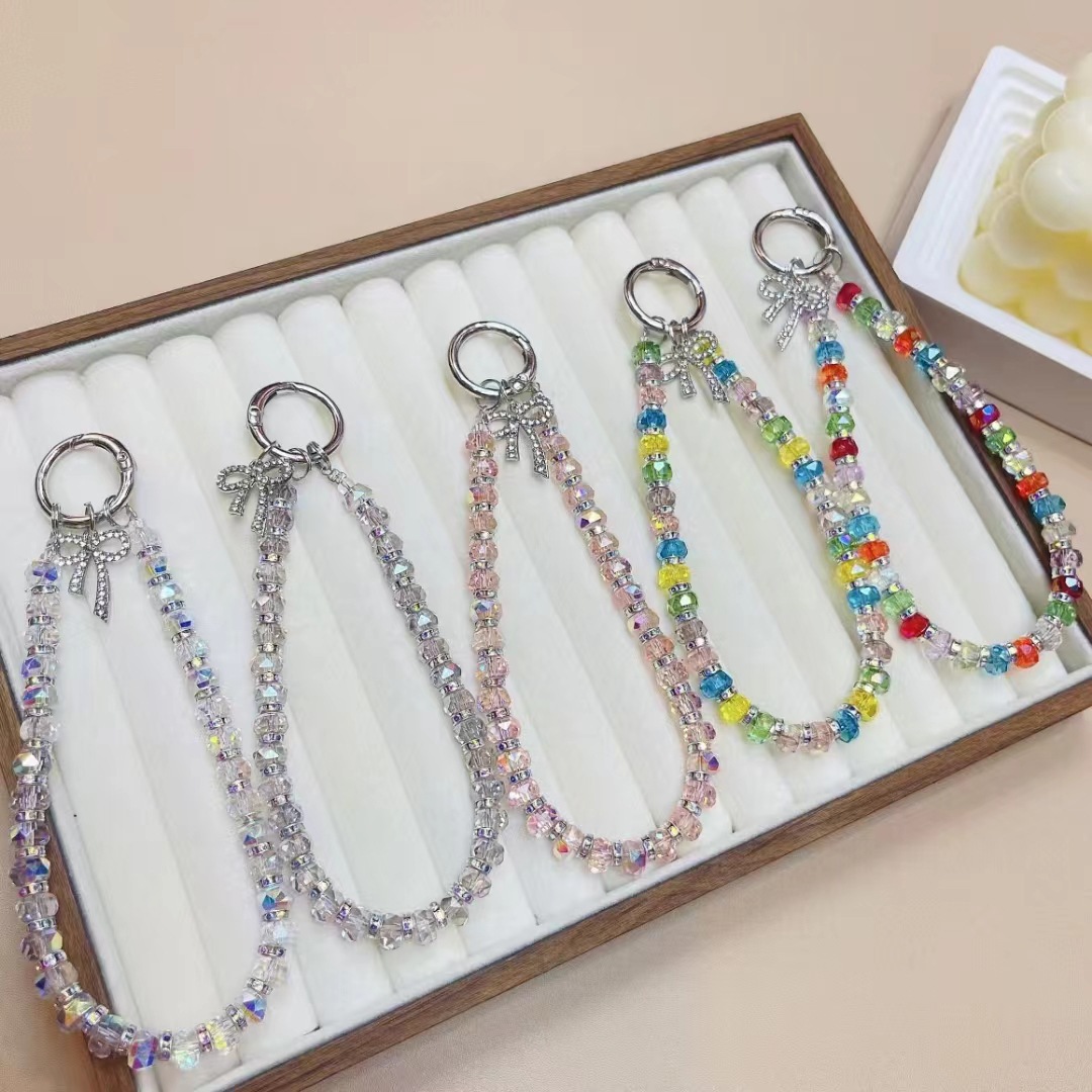 Hebilla de metal, lujo ligero, diamantes de imitación, mariposa, cristal, teléfono móvil, cordón, clip, llavero, bolso, colgante de moda, sentido avanzado femenino