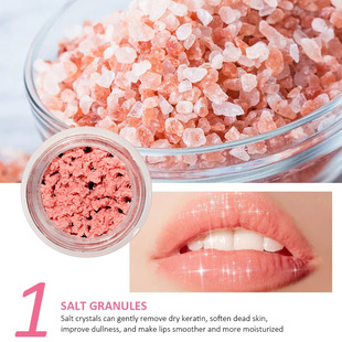 Kormesic Exfoliating Himalayan Salt Lip Scrub Lip Scrub Cross-Border Export Manufacturer Wholesale