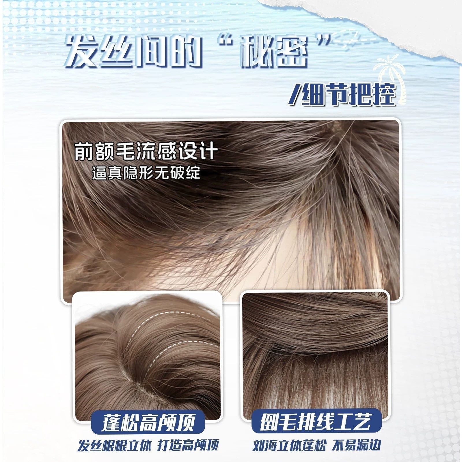 Parrucca Koni a testa intera per donna - Look manga in stile giapponese con frangia, lunghi capelli neri lisci, voluminosa parrucca Lolita quotidiana
