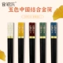 国风五色家用高档筷子