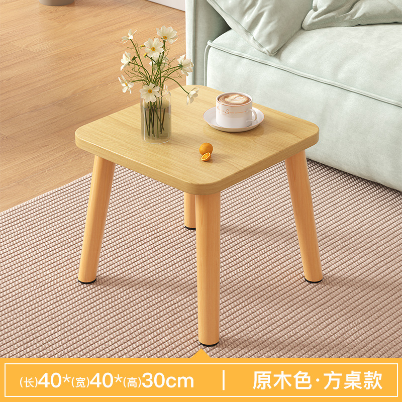 사각테이블[원목다리]월넛 40*40*30