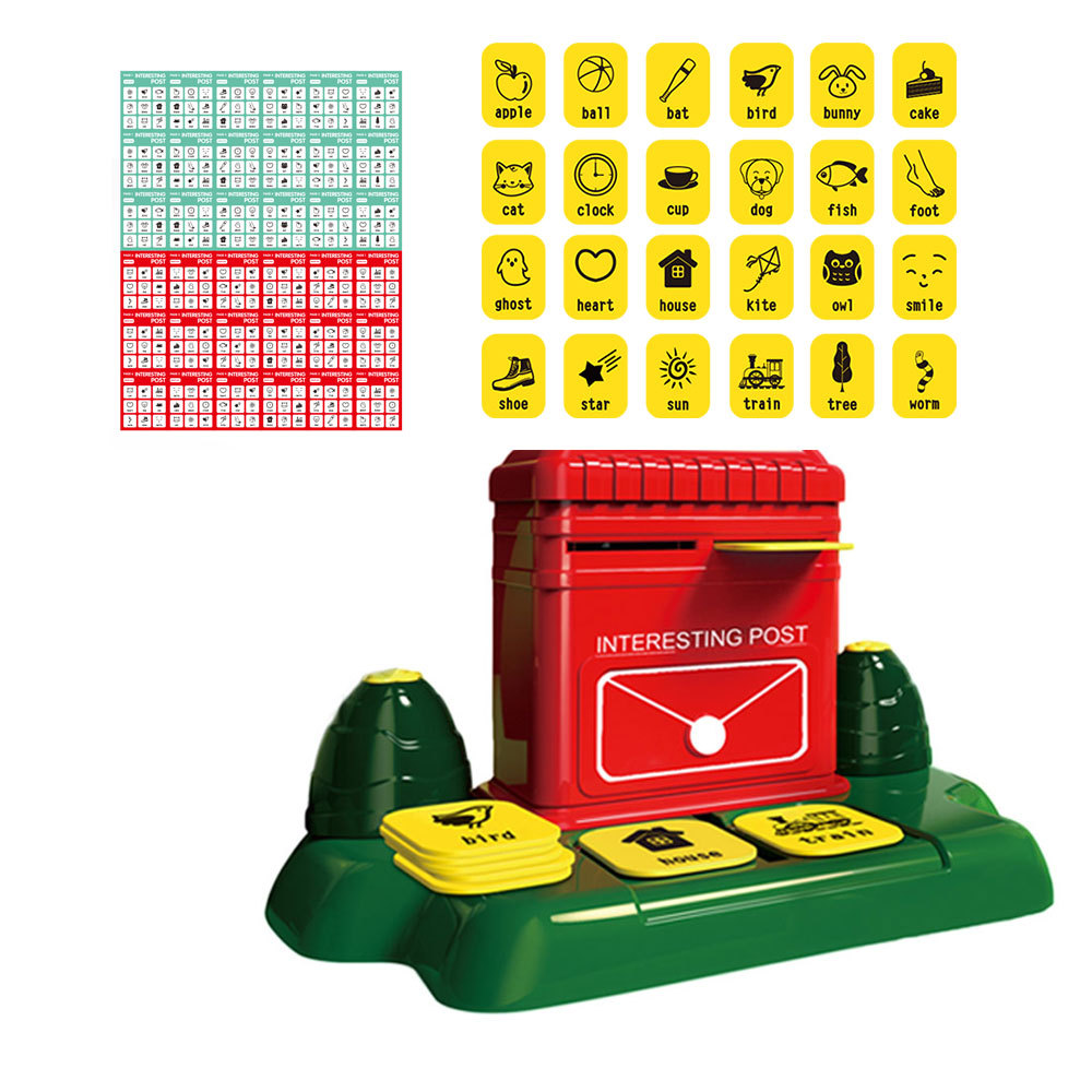 Entrenamiento de pensamiento lógico para niños Ayudas didácticas Correo electrónico interesante Palabra en inglés Tarjeta de memoria Máquina de aprendizaje Juego de mesa