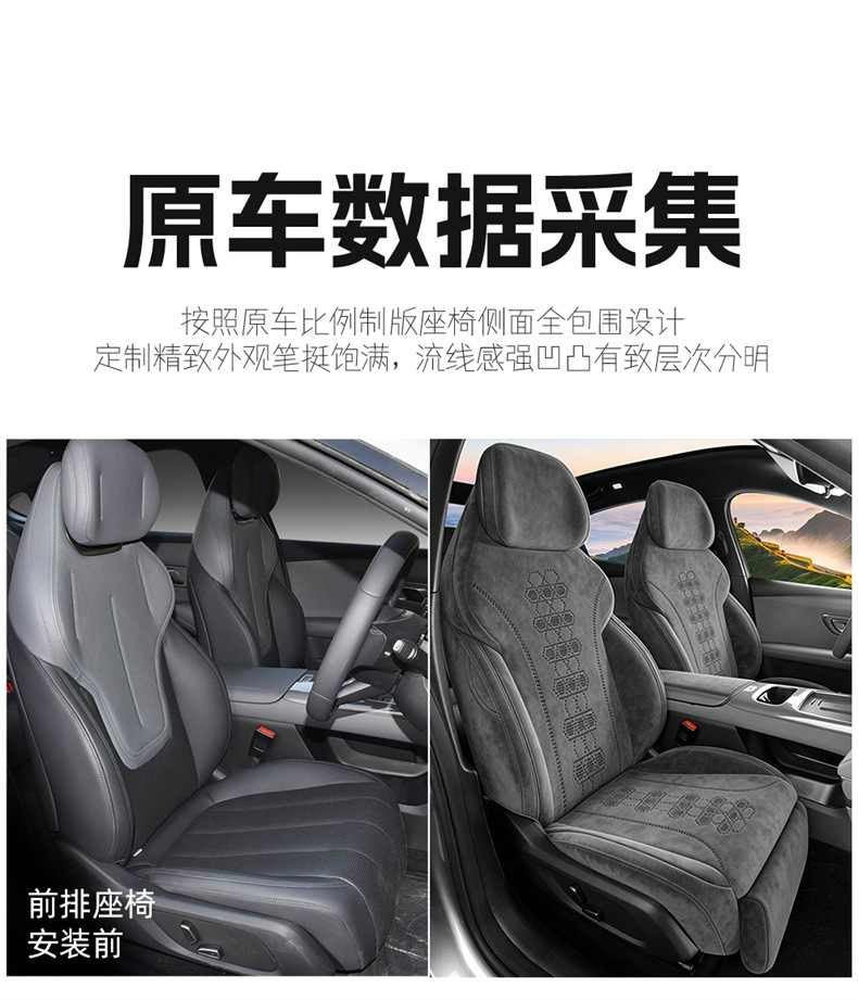 2026 Deep Blue L06 car seat covers, 560 Laser Edition, 245 Hybrid, 670/Max, all-season Rams seat cushion covers