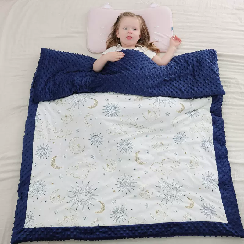 加厚豆豆毯宝宝盖毯抱被儿童毯子被四季被贴牌定制保暖柔软包裹式