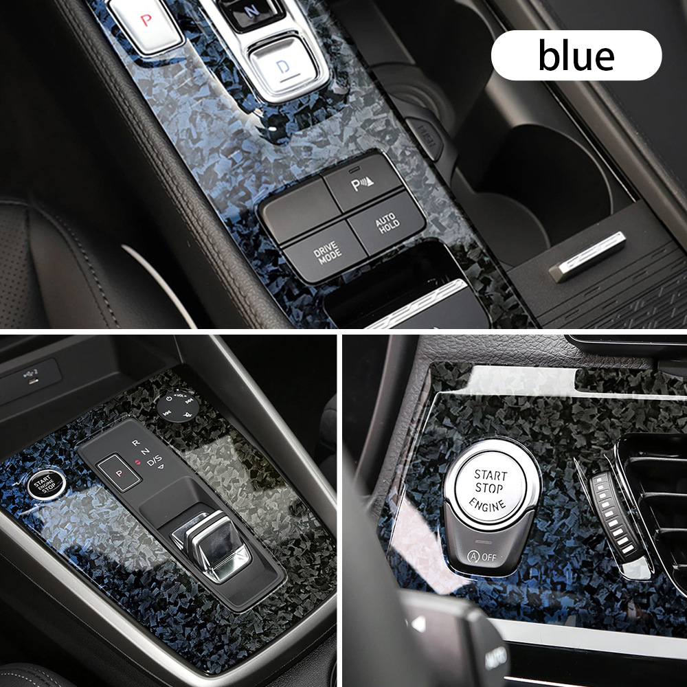 Pet Forged Carbon Fiber Car Wrap Film, Color Changing Film, Glossy and Matte Interior, Rearview Mirror, Motorcycle Trunk Sticker