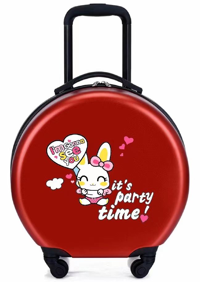 Logotipo impreso de los niños trolley gran capacidad universal rueda equipaje maleta ocio al aire libre fábrica por mayor