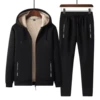 Black set with zipper