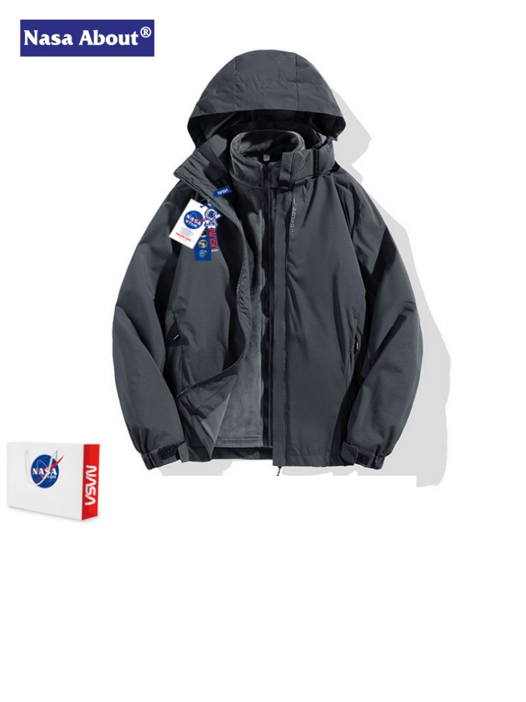 NASA Acerca de la chaqueta de asalto para hombres primavera y otoño 2026 nueva chaqueta de moda americana para parejas