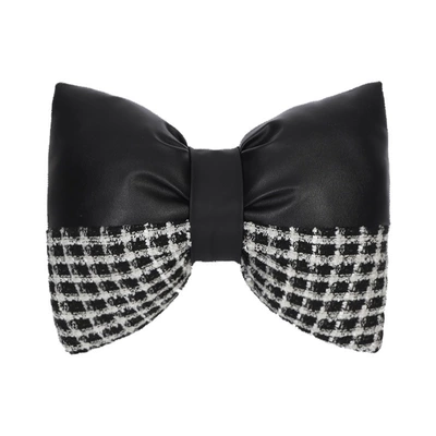 Interior Accessories, Seat cushion, seat cover - plaid-chanel-style-waist-support-black