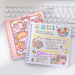 Cartoon square coil notebook, good-looking notebook, cute student note planner, Internet celebrity notebook, wholesale