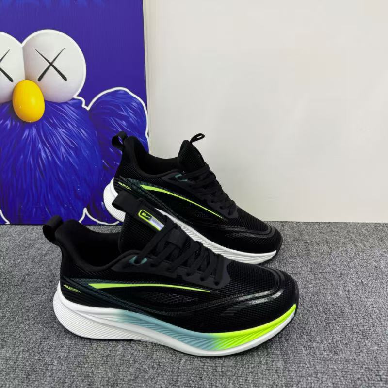 New autumn leather shoes for teenagers, sports casual shoes, ultra-light running shoes, soft-soled shoes, men's training shoes 6207