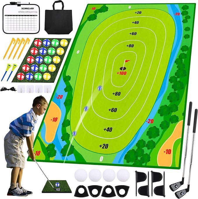 TheCasualgolfgameSet ocio Golf juego golf golpeando Mat estera juego novato