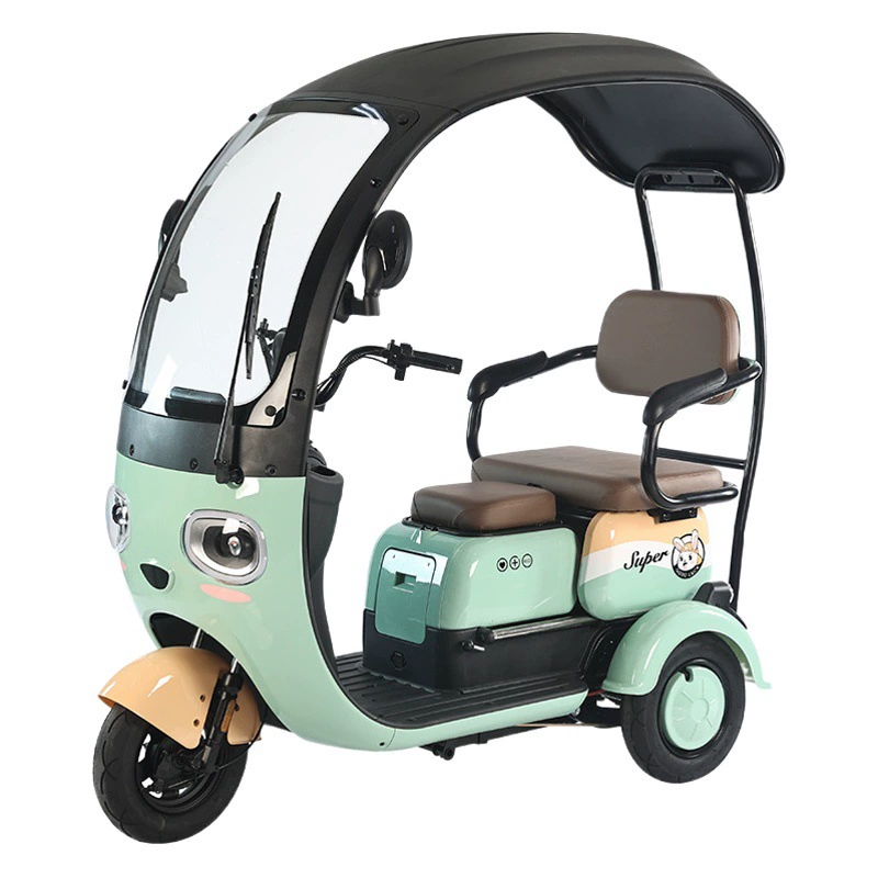 Новый Электрический трехколесный велосипед со встроенным сараем, мощный скутер для отдыха пожилых людей, детский пикап, детский Аккумуляторный автомобиль