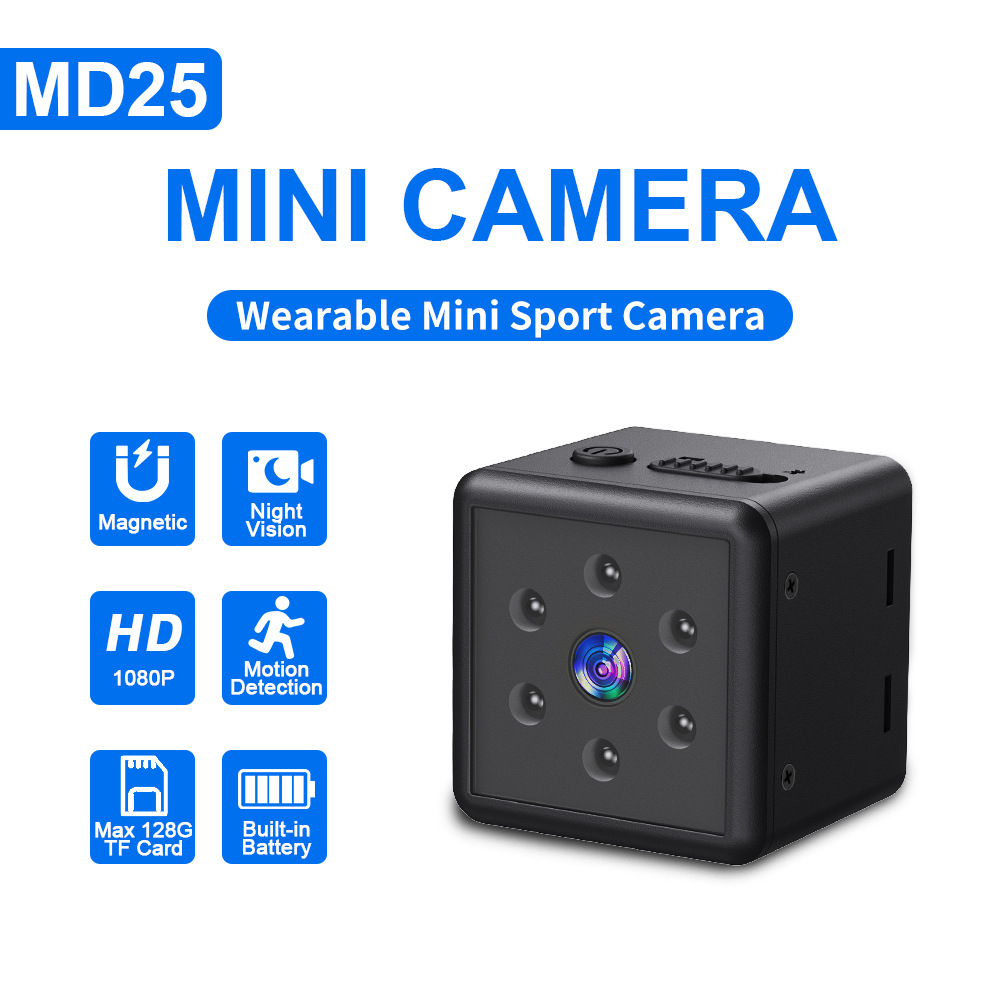 Md25 1080P Hd Sports Camera Sports Dv Digital Camera Multi-Scene Recording Cross-Border