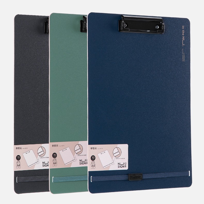 Deli nusai NS179 clip de tablero A4 carpeta oficina del estudiante vertical tablero de escritura base reunión clip de registro