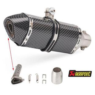 Motorcycle Sports Car Small Hexagonal Exhaust Pipe Modified Huanglong 600 Little Ninja 250 Small Hexagonal Scorpio Exhaust Pipe 51