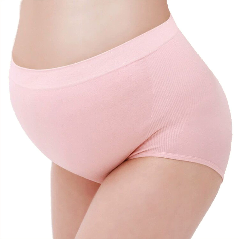 Breathable pants for pregnant with belly support, high waist