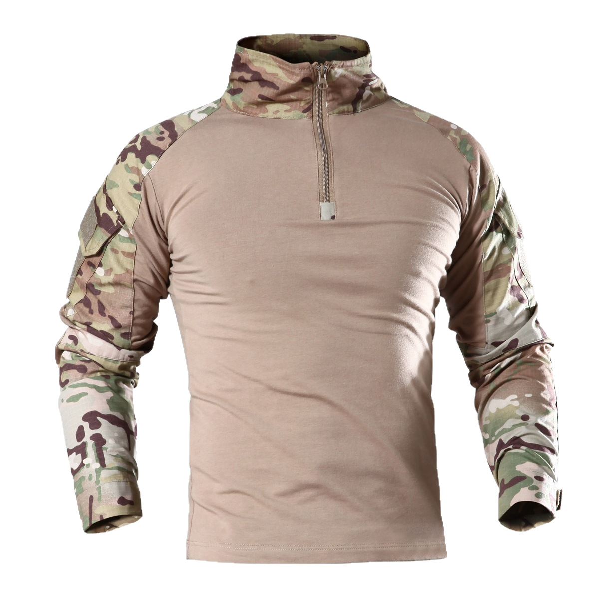 Transfronterizos al aire libre tácticas negras 2 uniformes ranas hombres fanáticos del ejército del cuerpo delgado rápidamente secado ropa de ranas chaqueta de entrenamiento camisa de manga larga