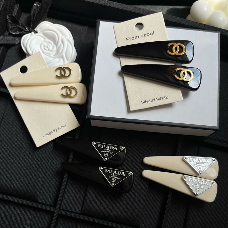 New simple and elegant side clip with a high-end feel, unique and stylish duckbill clip for girls, hairpin and bangs clip