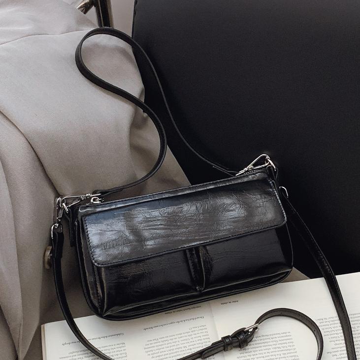 Retro versátil bolso de mujer 2025 nueva moda simple bolso de hombro casual nicho bolso de diseño de moda