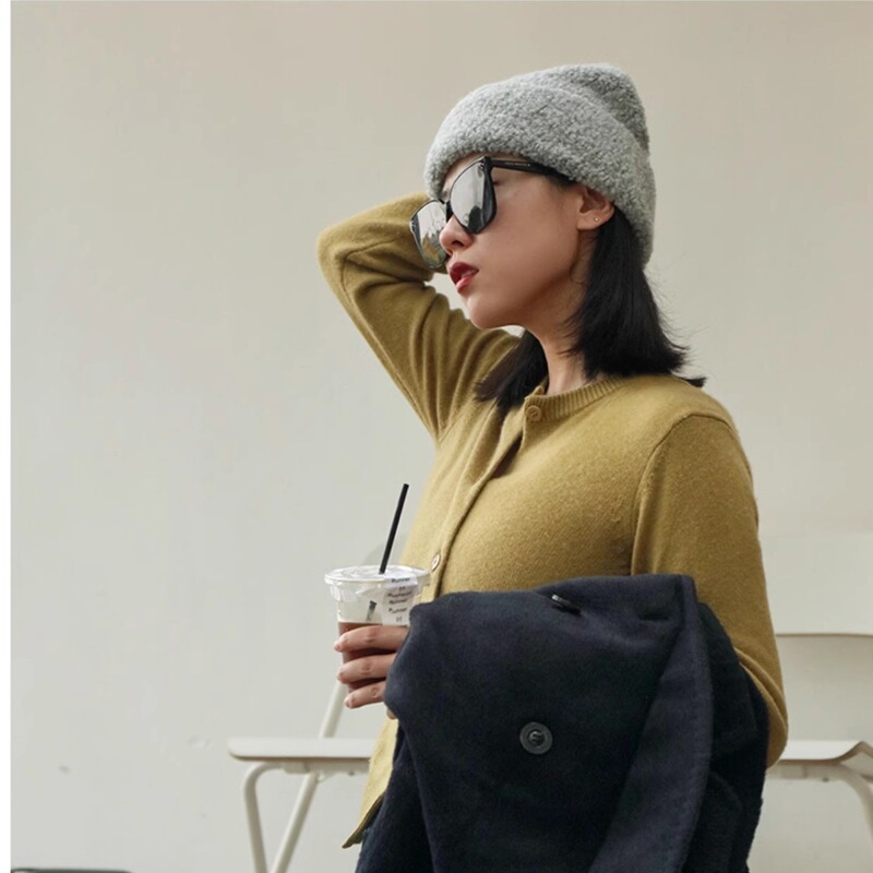 秋冬モデルは冷帽保温ニット帽を合わせています。|undefined