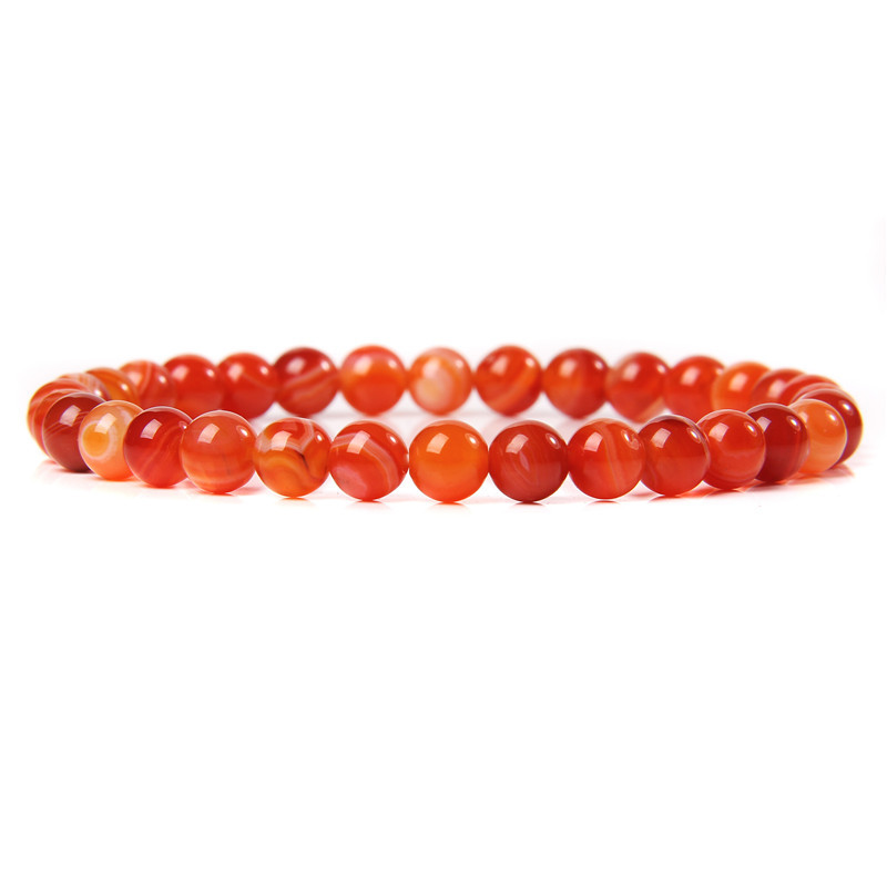 18g Weight Bracelets Classification Natural Stone Chain Material 1 Piece Quantity Holiday, Daily Occasion natural stone Material Round Pattern Unisex Gender Beaded Design Casual, Simple Style Style Casual Simple Style Round Natural Stone Wholesale Bracelets 6