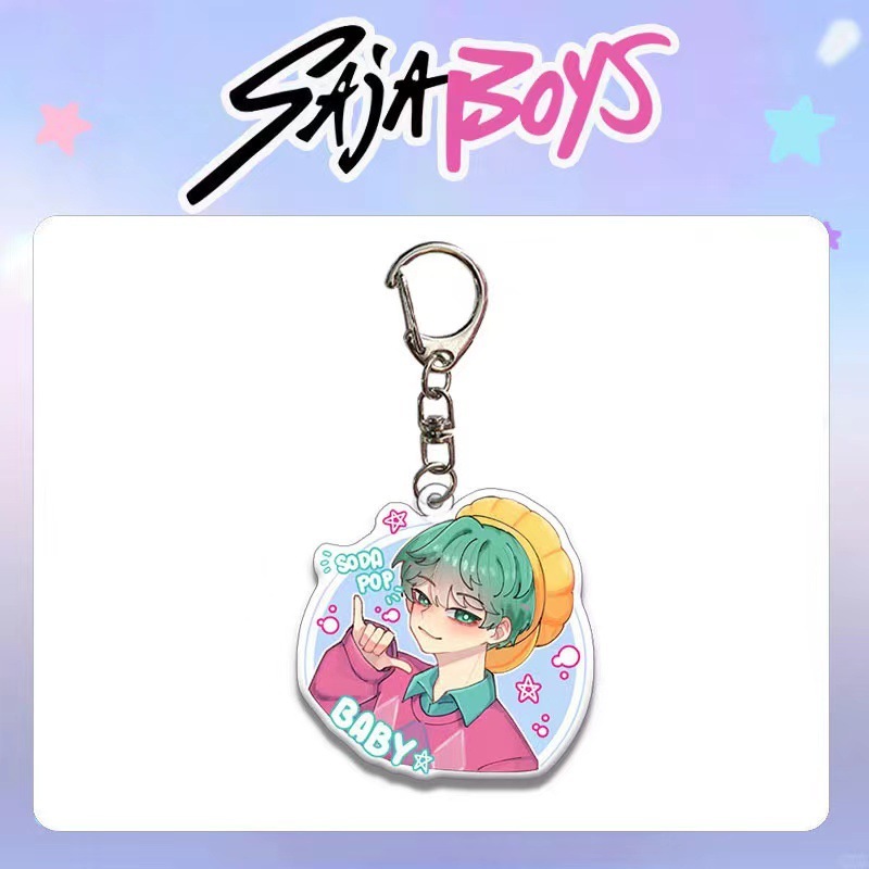 Sajaboy猎魔男团 亚克力钥匙扣  包包挂件 配件饰品 kpop明星周边|undefined