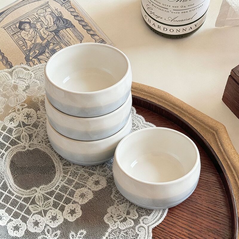 Foreign Trade Gradient Color Ceramic Bowl Tableware Set with a High-End Feel, Niche Bowl and Plate Set for Home Use, Soup Bowl, Rice Bowl, Cute Bowls and Plates Foreign Trade Gradient Color Ceramic Bowl Tableware Set with a High-End Feel, Niche Bowl and Plate Set for Home Use, Soup Bowl, Rice Bowl, Cute Bowls and Plates