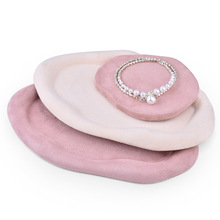 高档珠宝首饰展示架美拉德风异形羊绒石膏盘项链店铺直播陈列道具