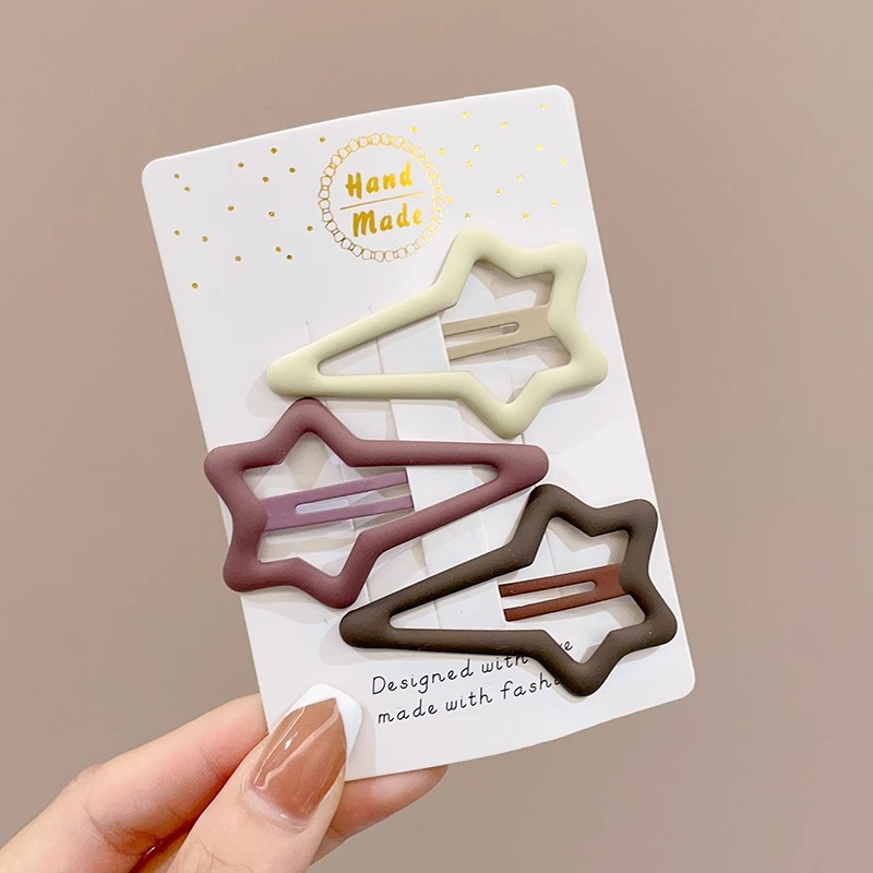 Leche de café, clip de cebo, clip de cabello roto, cabeza trasera, clip de lavar la cara, maquillaje, clip de cabello, toque de cabeza