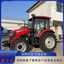 东方红四驱犁地机ly1104挖机拖车加大后桥水旱两用旋耕机农业家用