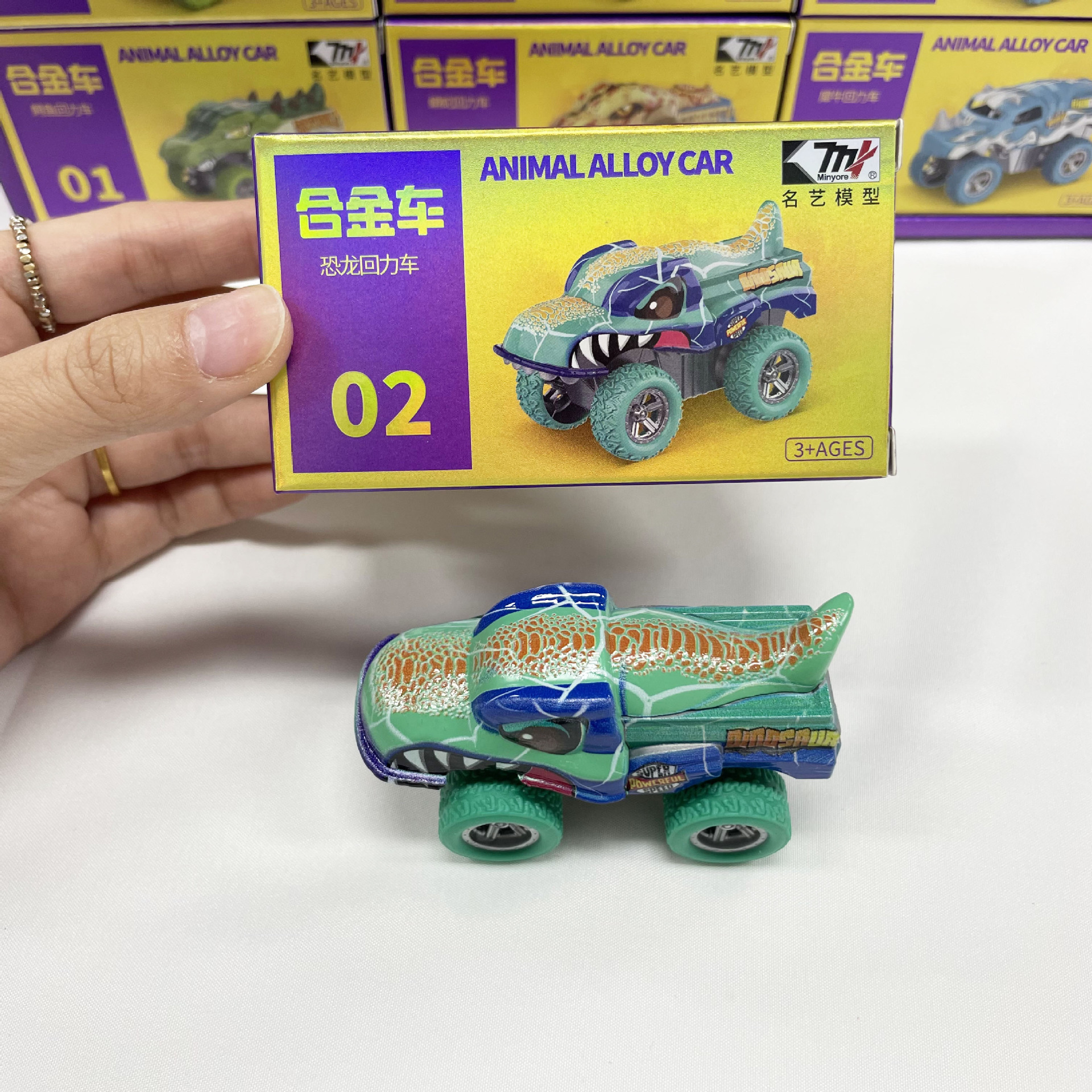 Niños simulación de rompecabezas 1: 64 aleación modelo de carro de rally juego de juguetes para niños instituciones de entrenamiento de inscripción pequeños regalos image 3