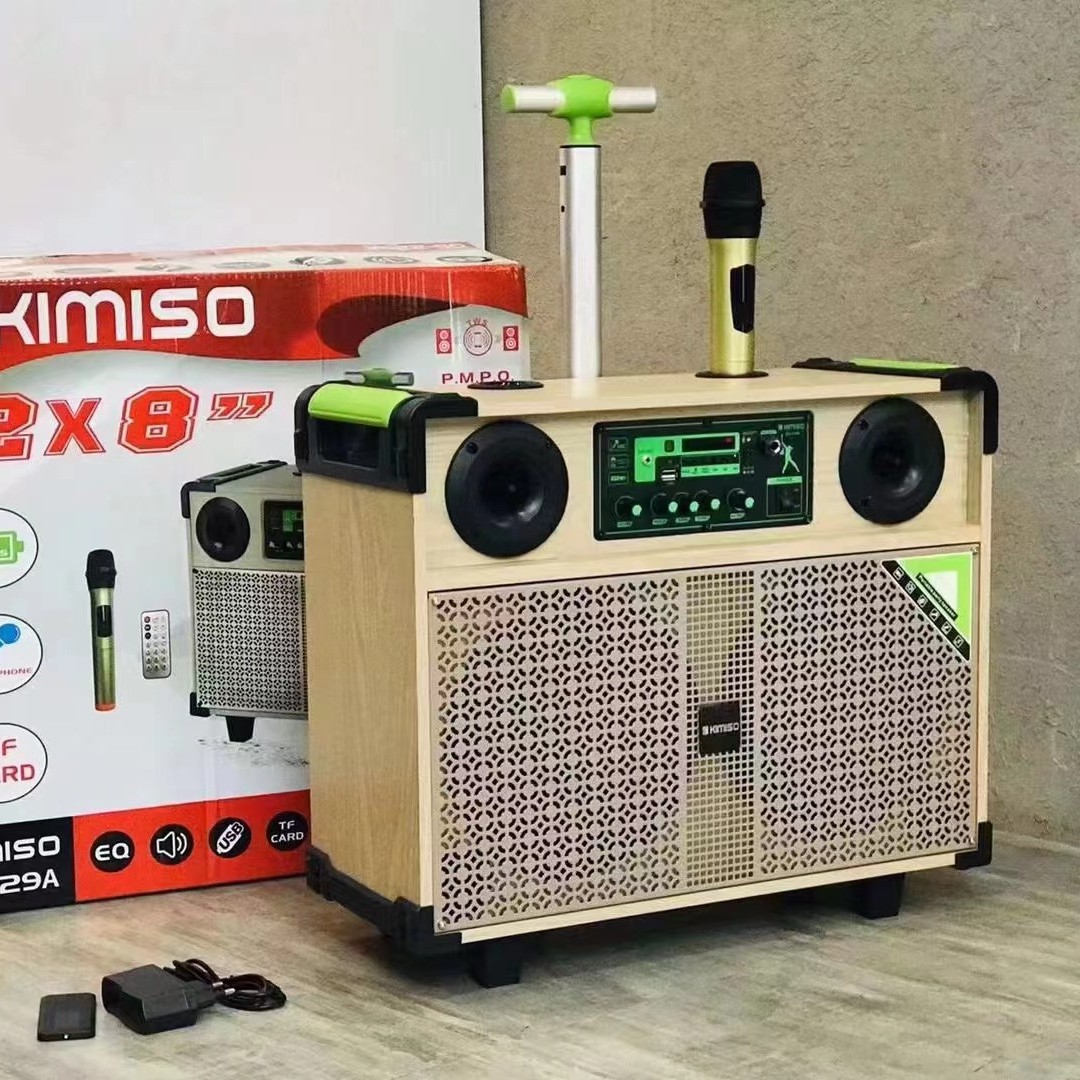 Nuevo QS - 229A doble altavoz Bluetooth inalámbrico de 8 pulgadas altavoz doble altavoz al aire libre alto volumen de baile cuadrado de alta calidad de sonido image 2