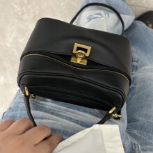 2025新款真皮磨砂牛皮rodeo饭盒包大容量时尚单肩斜挎手提化妆包