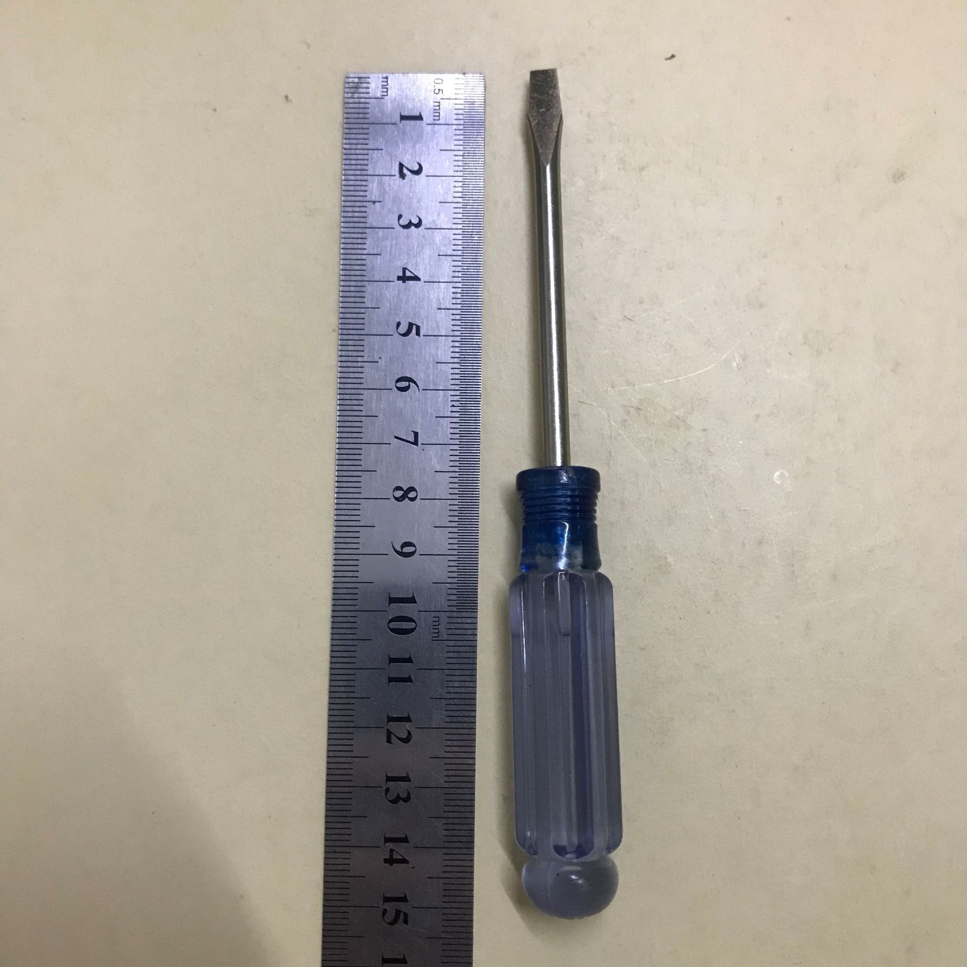 Fabricante de cristal lote destornillador transparente destornillador azul destornillador barato destornillador Cruz