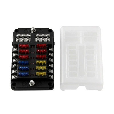 Other Car Modifications Led Light Fuse Box - 12-way-with-negative-pole