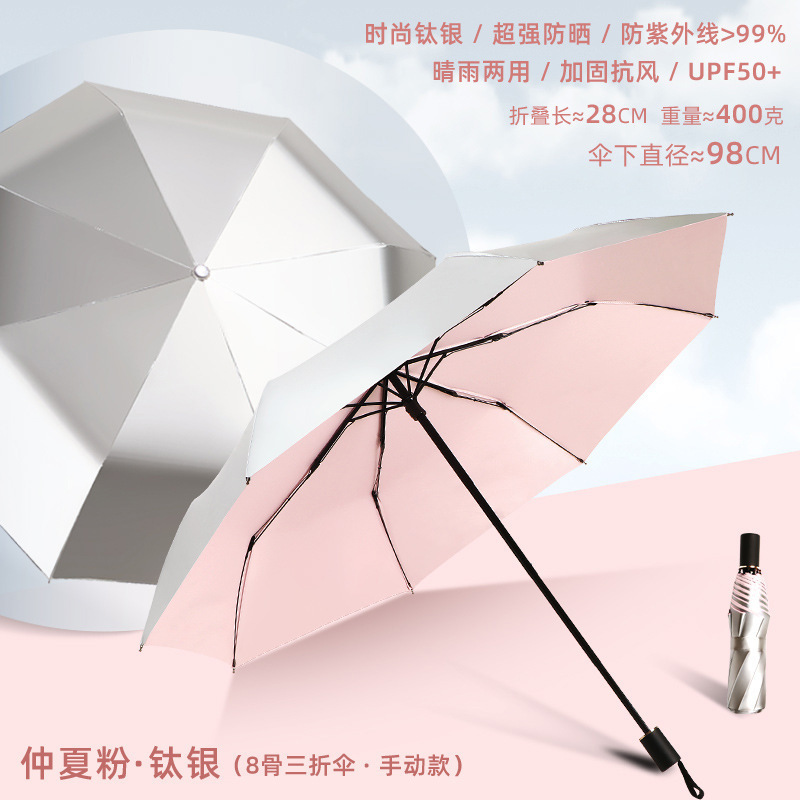 ペプチドシルバー傘 チタンシルバー日焼け止め傘 写真撮影用 反射晴雨兼用傘 プリンセスVIP傘 50% off 傘 夏 シルバー|undefined
