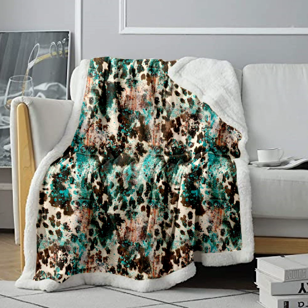 Утолщенное одеяло с 3D-цифровым леопардовым принтом, изготовленное на заказ трансграничное фланелевое одеяло с кондиционером для обеденного перерыва