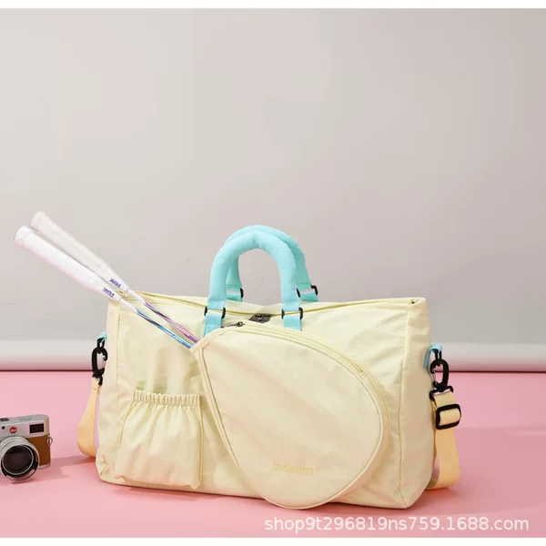 Cross-Border Supply of New Badminton Bags, Outdoor Sports Racket Bags, Shoulder Crossbody Large-Capacity Travel Bags, Fitness Bags
